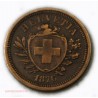 Suisse - 1 rappen (centime) 1876 jolie monnaie