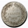 Louis Philippe TIOLIER 5 FRANCS 1831 BB Strasbourg Tr. creux, lartdesgents.fr