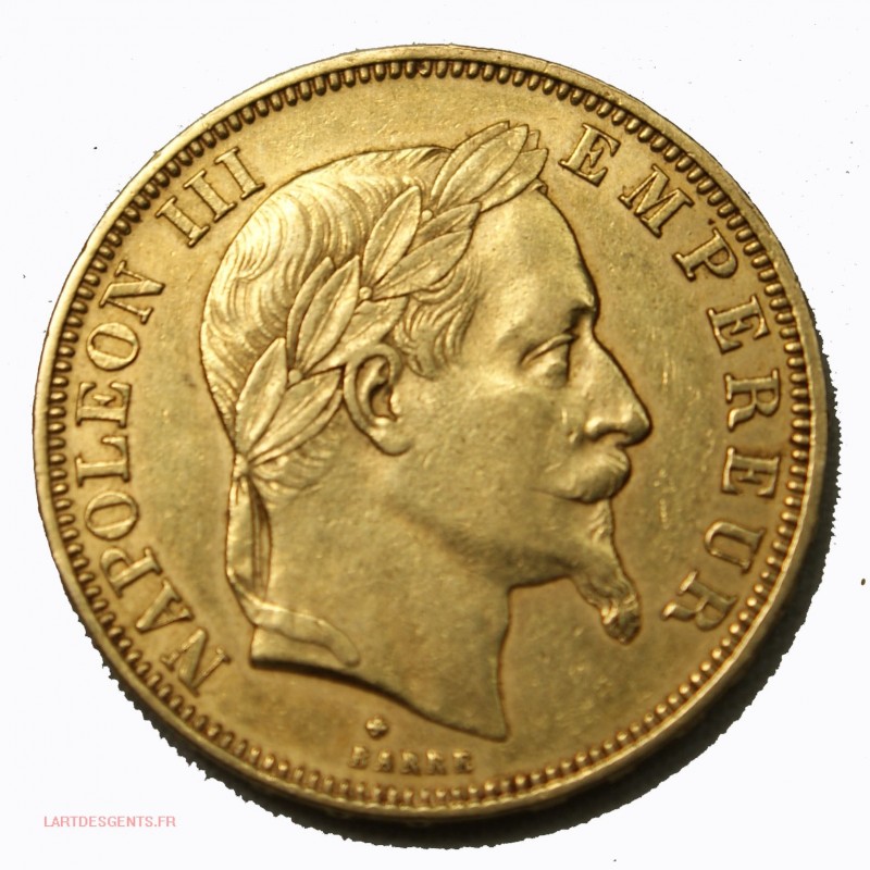 Napoléon III, 50 Francs or 1867 BB STRASBOURG, lartdesgents.fr Avignon