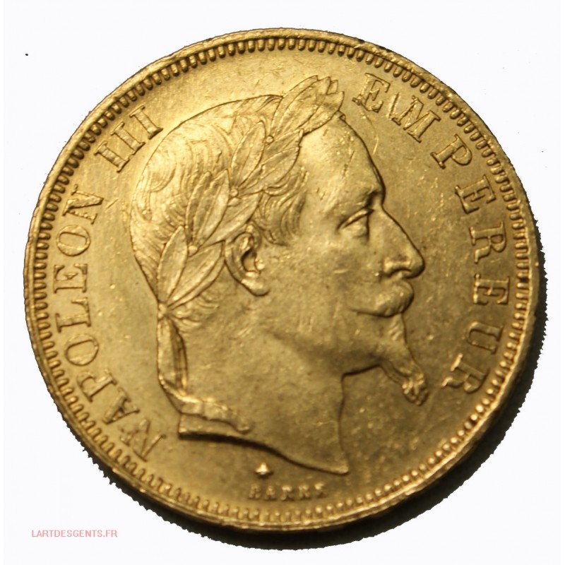 Napoléon III, 50 Francs or 1868 A PARIS, lartdesgents.fr Avignon