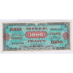 BILLET 1000 FRANCS VERSO FRANCE série 1944 SUP L'ART DES GENTS NUMISMATIQUE