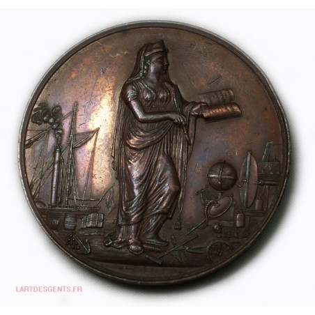Médaille Congrès scientifique de France Marseille 1846 par ROUX. INF