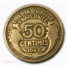MORLON - 50 centimes 1947 Bronze Alu rare, lartdesgents.fr