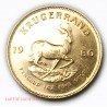 monnaie d'Investissement - KRUGERRAND OR 1980 1 onze or pur