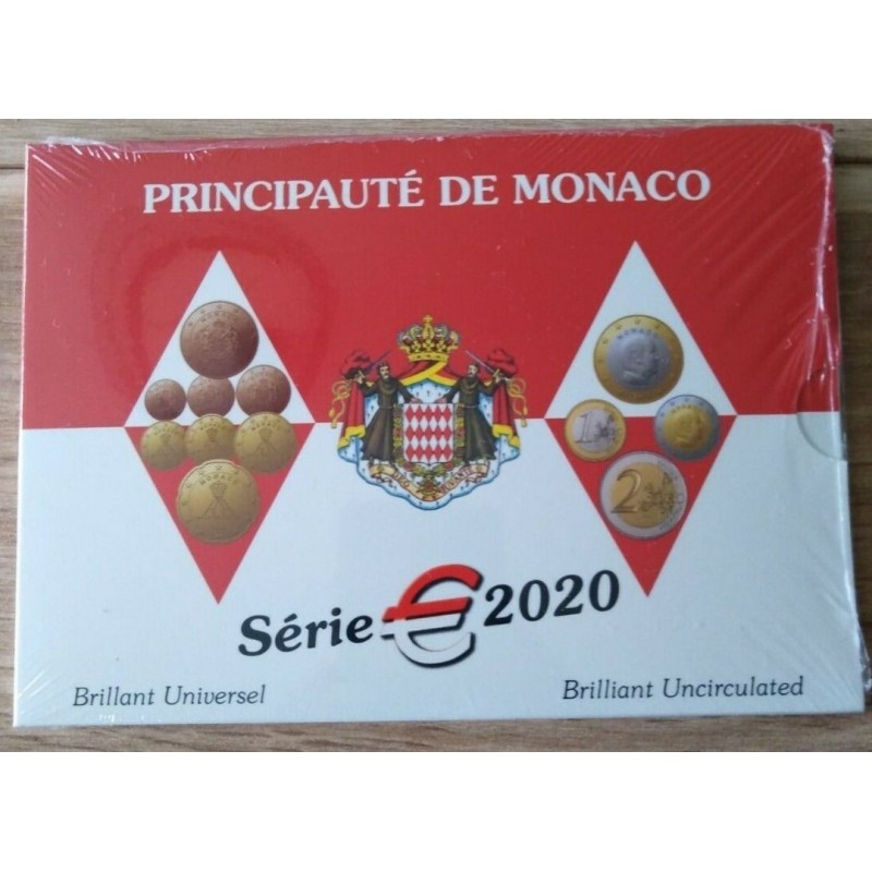 Coffret BU Monaco 2020 neuf sous blister - Tirage 7 000 exemplaires