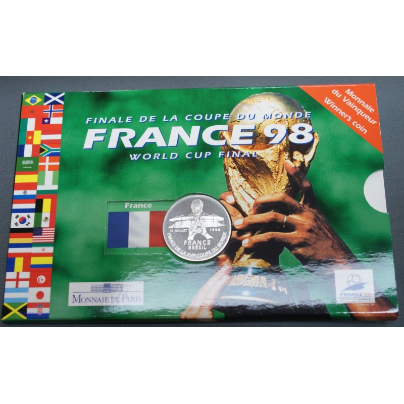 Coffret 5 Francs Finale France Brésil 98, lartdesgents.fr
