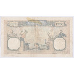 BILLET FRANCE 1000 Francs Cérès et Mercure 11-03-1937 L'art des gents  Numismatique Avignon