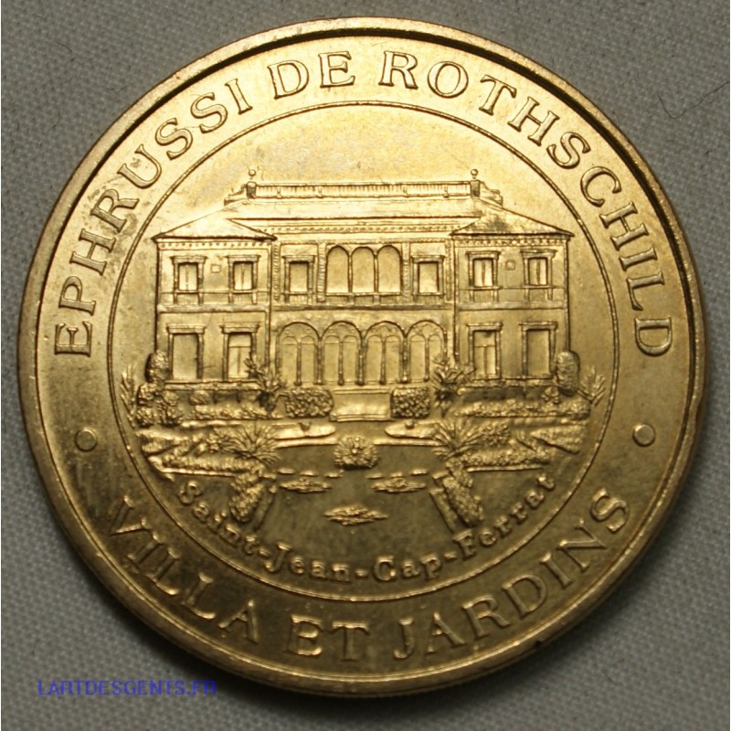 Jeton Médaille touristique EPHRUSSI DE ROTHSCHILD - 1998 Villa et Jardins