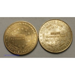 Jeton Médaille touristique Micropolis 2005B + Nausicaà 2001, lartdesgents.fr