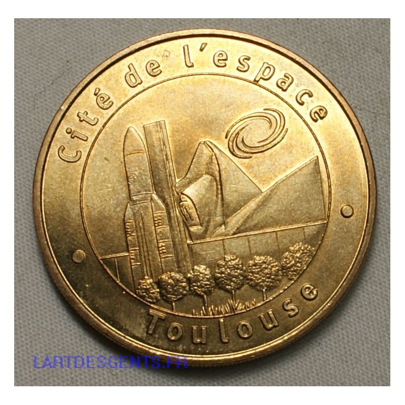 Jeton Médaille touristique, Cité de l\'espace Toulouse 2001, lartdesgents