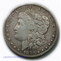 USA - Morgan $ 1 dollar 1880 , lartdesgents.fr