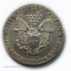 USA - Liberty $ 1 dollar 1991 1 onze  , lartdesgents.fr