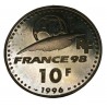 10 Francs 1996 argent Coupe du Monde 1998 Foot par J.JIMENEZ