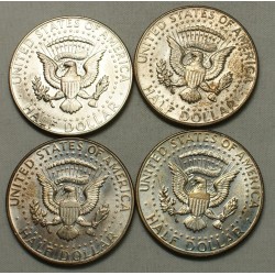 USA - Liberty  5 x Half Dollar 1968 , lartdesgents.fr