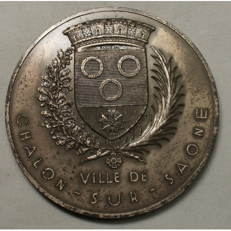 Médaille argent VILLE DE CHALON SUR SAONE 155grs par A.DE G.SCULP.