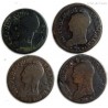 lot de 5 centimes DUPRE an  5 A, AA, BB, I, D, R, W et rare An 6BB