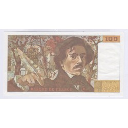 Billet 100 Francs Delacroix 1984 Neuf L'ART DES GENTS Numismatique Avignon