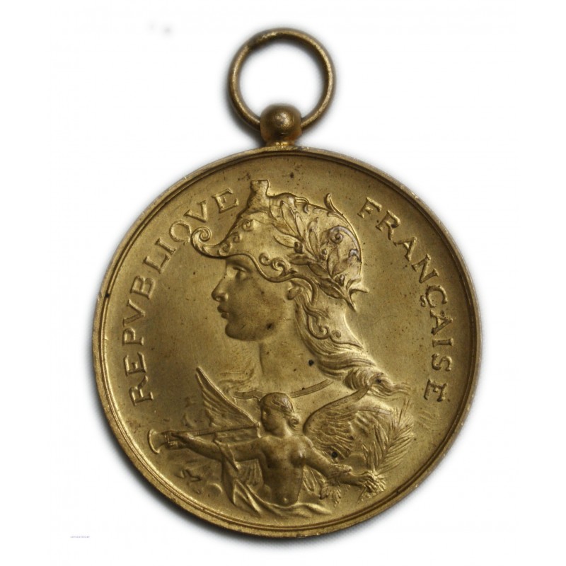 Médaille Bronze doré - Tir de France Algérie et colonies superbe