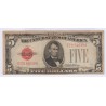 BILLET USA 5 Dollars 1928 B Lincoln L'art des gents Numismatique AVIGNON
