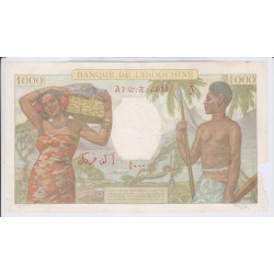 BILLET Djibouti 1000 Francs 1938 L'art des gents Numismatique Avignon