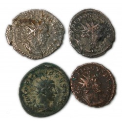 ROMAINE -Lot  d'Antoniniens Postume, Tétricus, Philippe II
