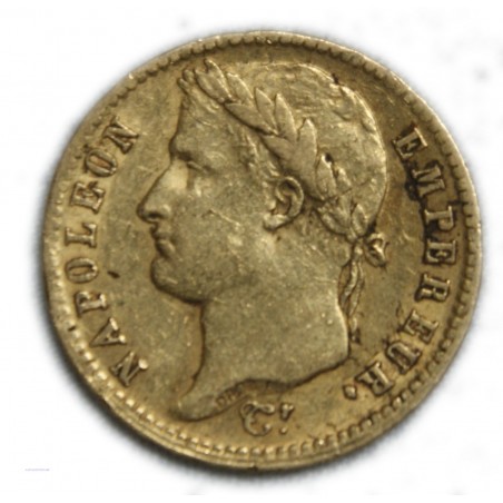 Napoléon Ier Empereur 20 francs or 1812 A Paris, lartdesgents