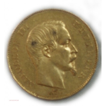 Napoléon III, 50 Francs or 1856 A Paris, lartdesgents.fr Avignon