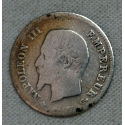 FRANCE NAPOLEON III- 20 Centimes 1860 BB (4) TB cote 20€