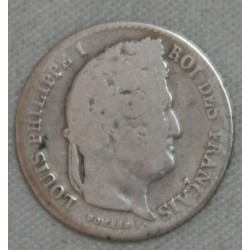 FRANCE LOUIS PHILIPPE Ier 1/4 franc 1834 W Lille, lartdesgents