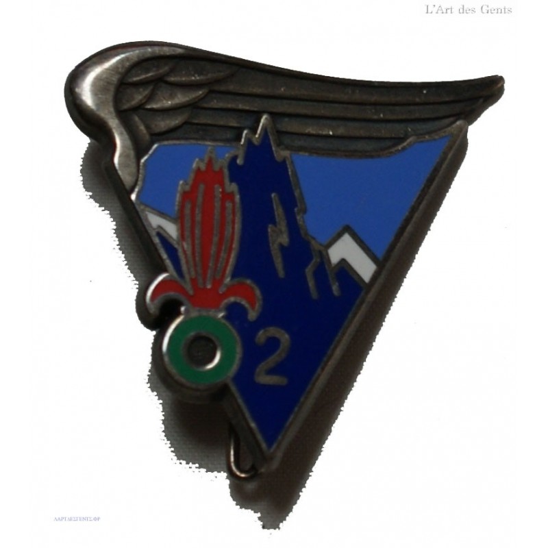 Insigne 2°REP.-2 cie LÉGION ÉTRANGÈRE r85 drago paris