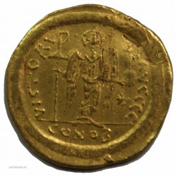 Solidus JUSTINIEN Ier, 527-565 AP.  J.C. SUP/TTB