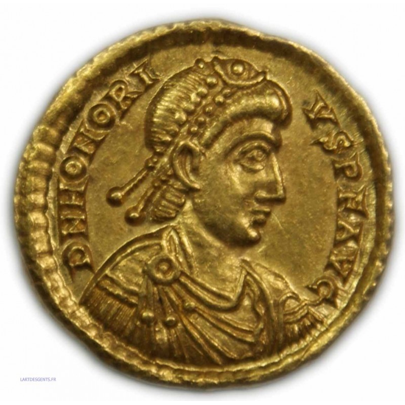 Solidus HONORIUS 393 à 423 AP.  J.C. à Ravenne SUPERBE