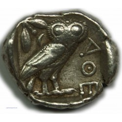 Tétradrachme Athènes (Marathon) 449 - 404 av. J.C. Très Beau