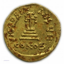 Solidus de HERACLIUS ET HERACLIUS CONSTANTIN (Constantinople), 613-630 AP. TTB