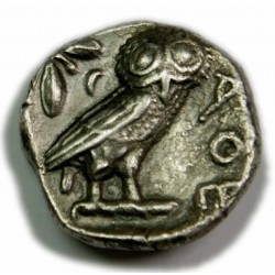 Tétradrachme Etalon ATTIQUE - Athènes 490 - 407 av. J.C. Superbe, lartdesgents.fr
