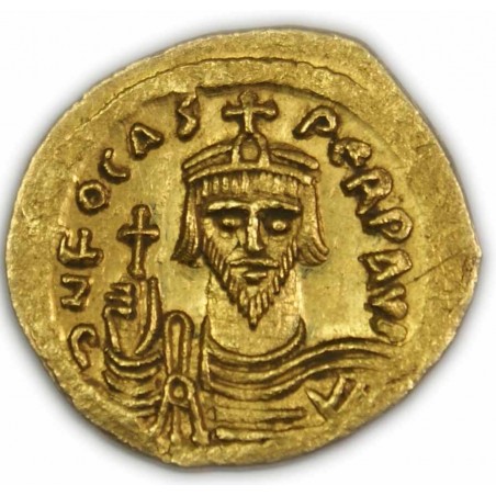 Byzantine - Solidus de FOCAS, 602-610 AP.  J.C. Très Beau