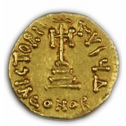 Solidus de Constans II, 641-668 AP.  J.C. TTB - lartdesgents.fr