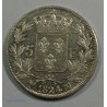 Buste Nu - LOUIS XVIII 5 Francs 1824 MA Marseille,TTB, lartdesgents.fr