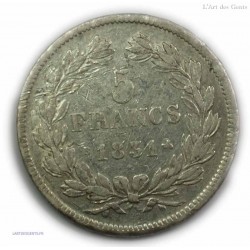 ECU "T.R" LOUIS PHILIPPE Ier 5 Francs 1831 B ROUEN,TTB, lartdesgents