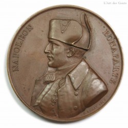 Médaille Napoléon Ier Bonaparte,Texte écrit sur le BELLEROPHON 1840 par rogat