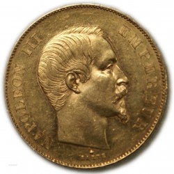 50 Francs  NAPOLEON III 1855 BB Strasbourg, SUPERBE