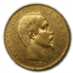 50 Francs  NAPOLÉON III 1858 A PARIS, TTB+