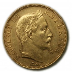 50 Francs NAPOLÉON III 1865 A PARIS (2), TTB, lartdesgents.fr