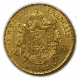 50 Francs NAPOLÉON III 1866...