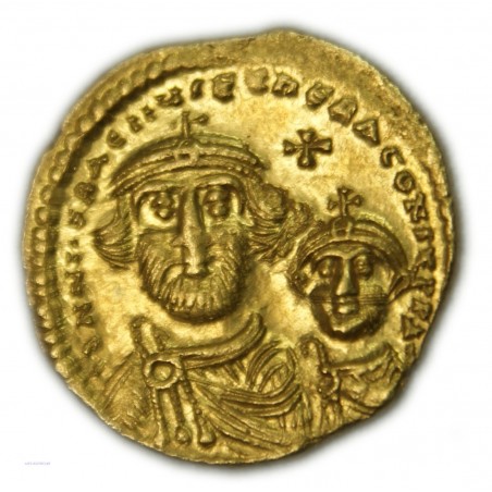 Byzantine - Solidus de HERACLIUS, 610-641 AP.  J.C. SUPERBE, lartdesgents.fr