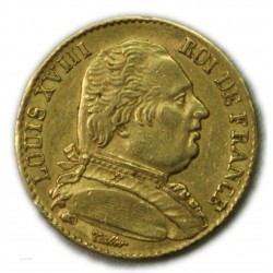 LOUIS XVIII 20 Francs 1815 A Superbe, lartdesgents.fr