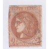 Timbre n°40B , 2c. brun-rouge, 18 déc 1870 Oblitéré signé Calvès  cote 330 Euros lartdesgents