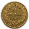 LOUIS PHILIPPE Ier 20 Francs 1837 W LILLE, lartdesgents.fr