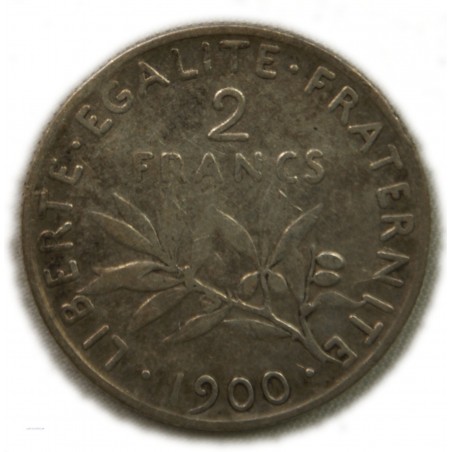 Semeuse 2 Francs 1900 TTB, lartdesgents