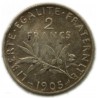 Semeuse 2 Francs 1905 TTB, lartdesgents